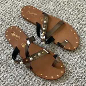 Seychelles embellished leather sandals